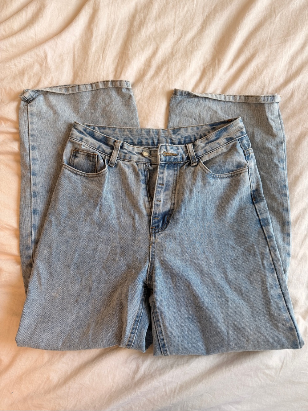 SHEIN Light Blue Denim Jeans